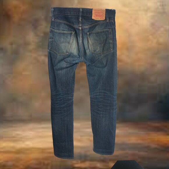 Men’s Vintage Selvedge Levis 505-0217 ,034 button - Picture 2 of 13